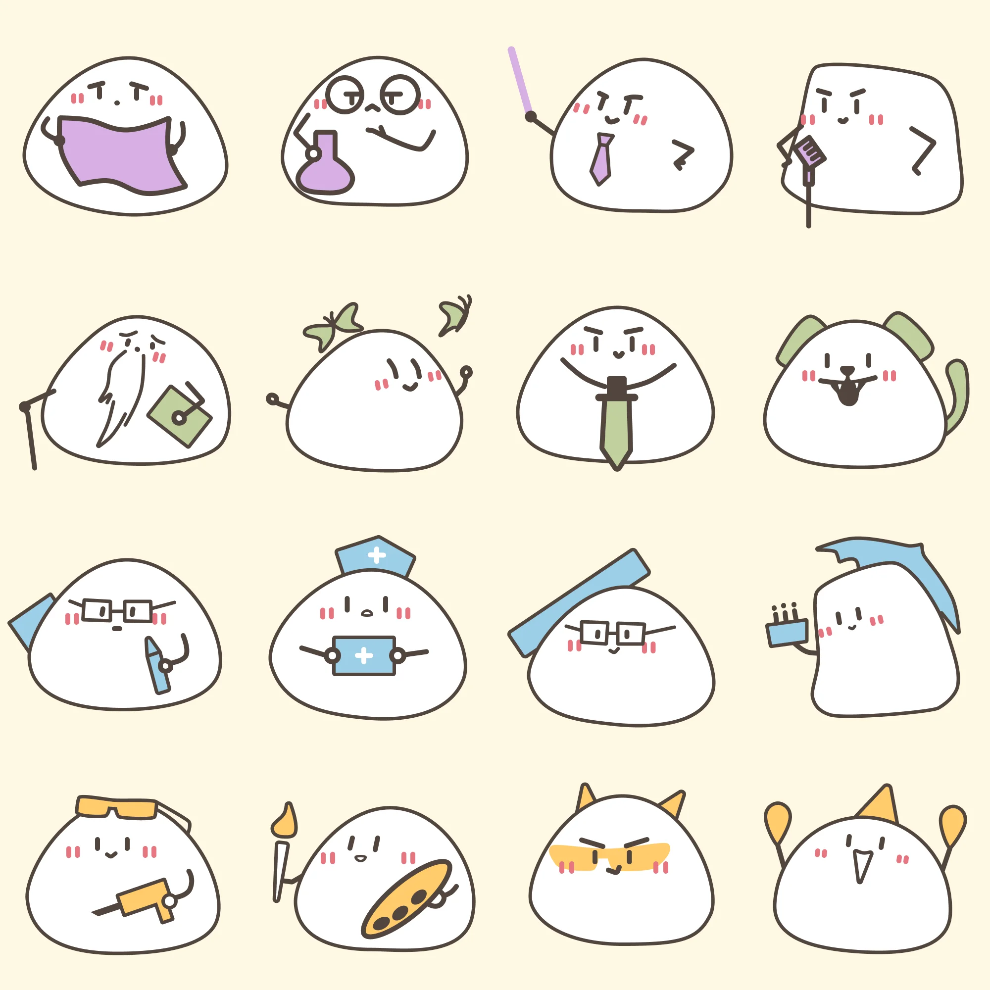 Final character designs