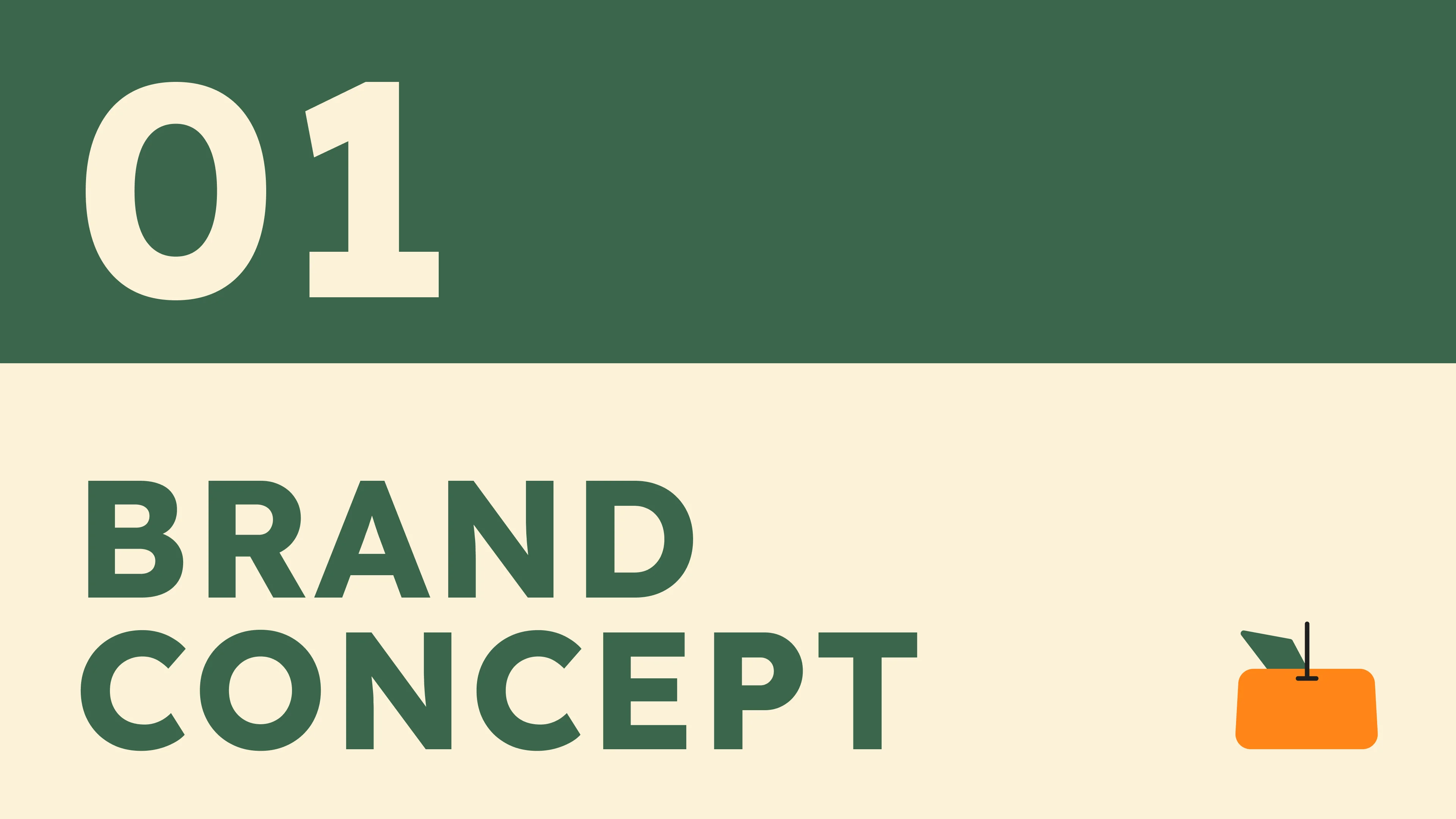 Orango brand identity board