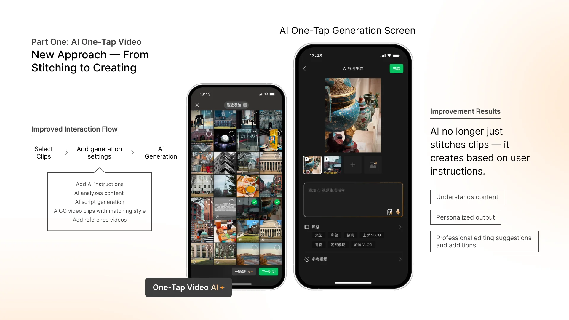 WeChat Channels AI proposal, slide 6