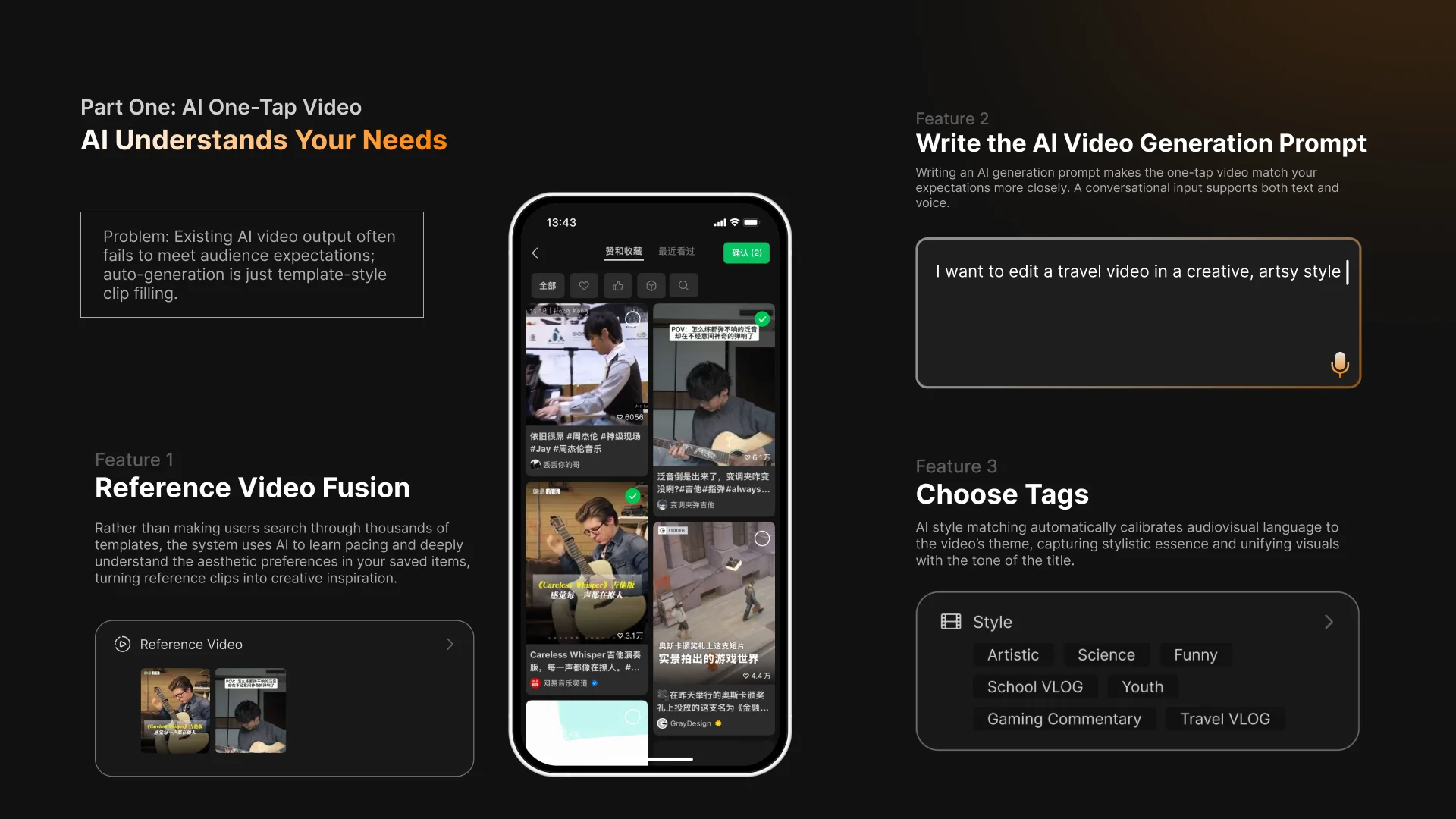 WeChat Channels AI proposal, slide 7